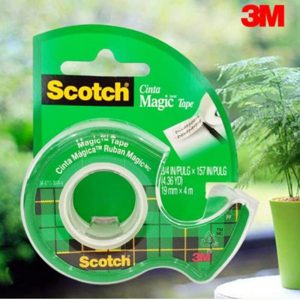 3M-Scotch-Brite-Plakband-Dispenser-Handgift-Een-Rol-Van-Onzichtbare-Magic-Tape-810-19Mm-4M-Tape 3M-Scotch-Brite-Plakband-Dispenser-Handgift-Een-Rol-Van-Onzichtbare-Magic-Tape-810-19Mm-4M-Tape