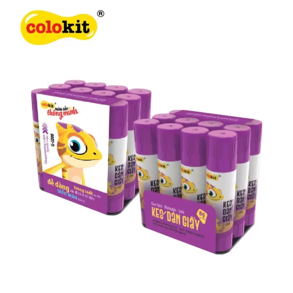 Keo khô tím G-C008 đóng vỉ SET 10 Keo khô tím G-C008 đóng vỉ SET 10
