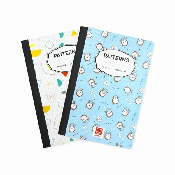 Sổ bìa bồi Patterns, A4, 300tr Sổ bìa bồi Patterns, A4, 300tr