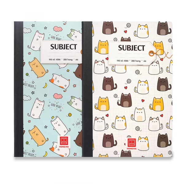 Sổ bìa bồi Subject, A4, 200 trang Sổ bìa bồi Subject, A4, 200 trang
