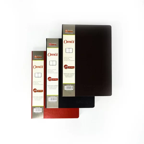 Sổ da Hồng Hà Office A4 (210x300mm) 160tr Sổ da Hồng Hà Office A4 (210x300mm) 160tr