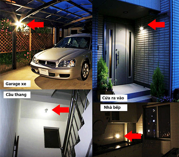Phù hợp lắp cho nhiều khu vực Phù hợp lắp cho nhiều khu vực