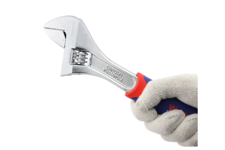 4-650012 Mỏ lết điều chỉnh cán nhựa 10 inches/250mm Workpro W072010