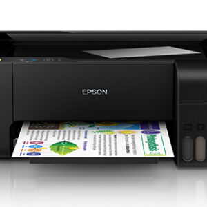 Máy in Phun màu Đa năng Epson L3150 (in wifi, scan, copy) - Khổ A4 - Máy in có gắn sẵn bộ tiếp mực ngoài 04 màu chính hãng Epson (BHành 12 tháng)