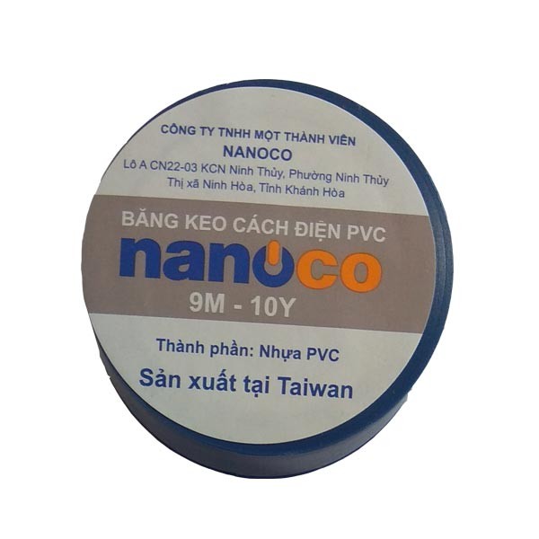 Băng keo điện 10Yar Nano-co Băng keo điện 10Yar Nano-co