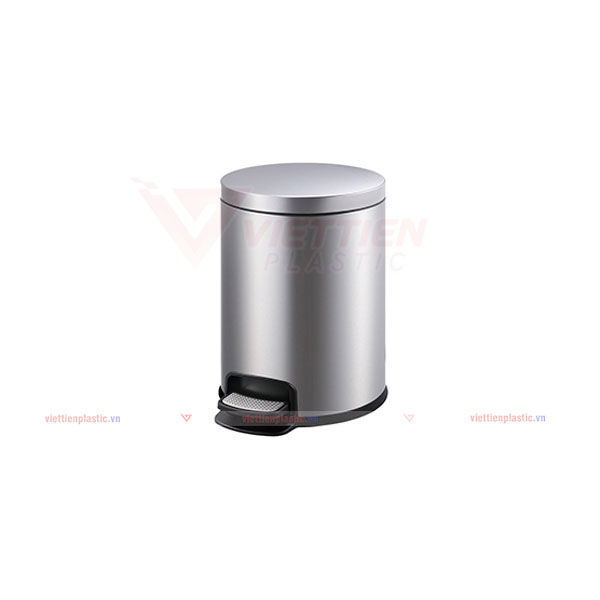 Thùng rác inox đạp chân 5 lít Thùng rác inox đạp chân 5 lít