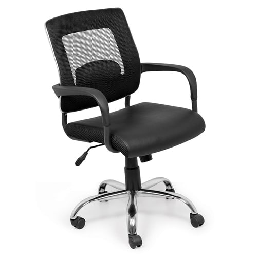 Ghế xoay lưng lưới chân mạ GX209B-M Ghế xoay lưng lưới chân mạ GX209B-M