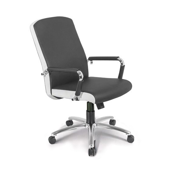 Ghế xoay bọc da chân hợp kim GX308-HK Ghế xoay bọc da chân hợp kim GX308-HK