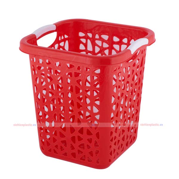 Sọt rác vuông đại đỏ Sọt rác vuông đại - đỏ