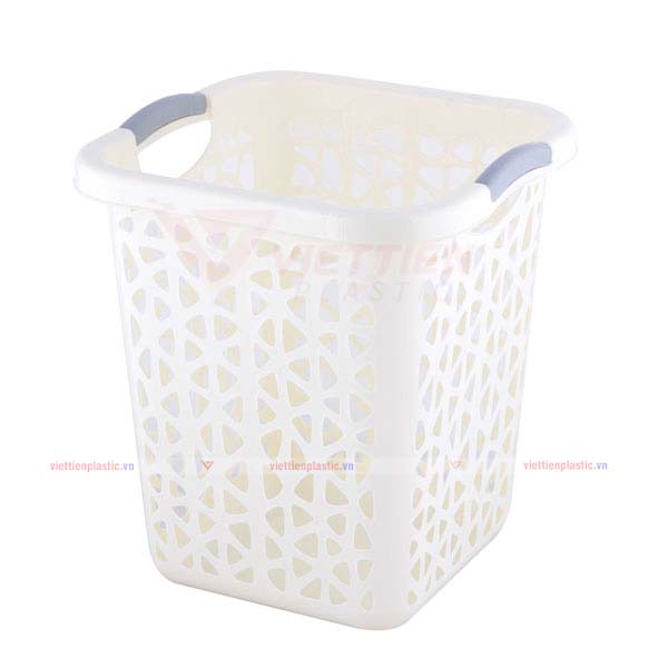 Sọt rác vuông đại trắng Sọt rác vuông đại - trắng