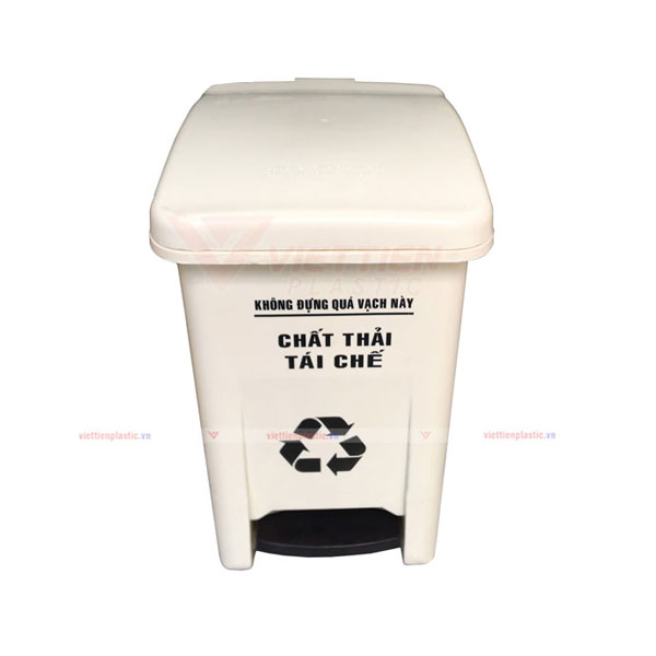 Thùng rác y tế đạp chân 15 lít màu vàng Thùng rác y tế đạp chân 15 lít màu vàng