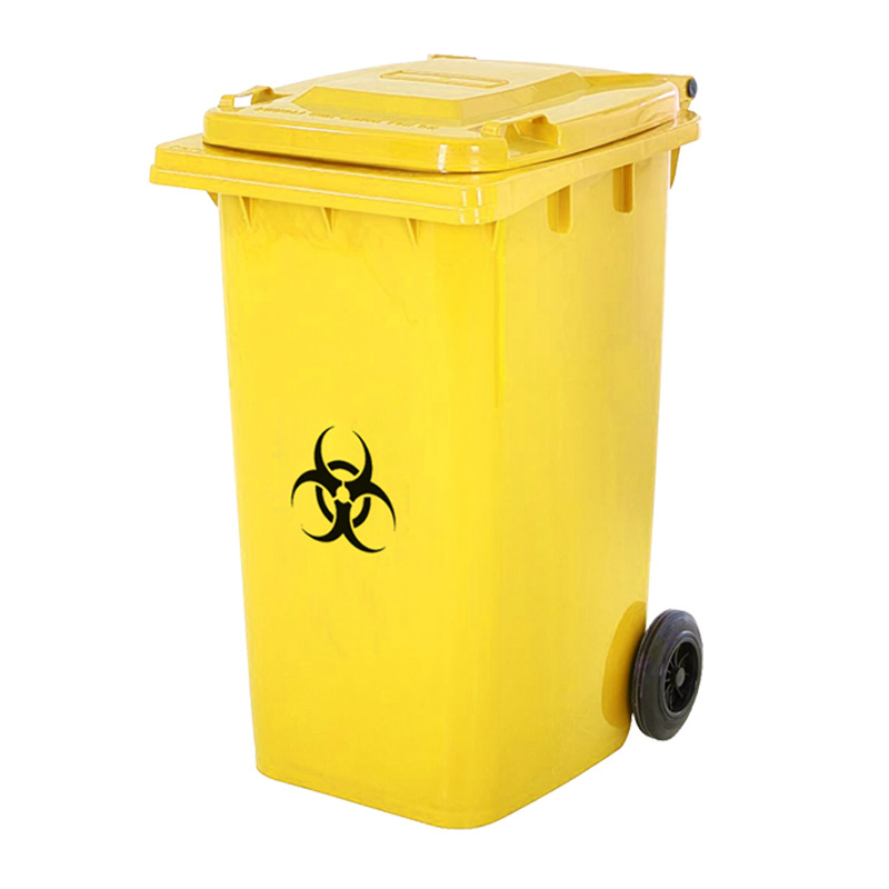 thùng rác y tế 120 lít màu vàng thùng rác y tế 120 lít màu vàng
