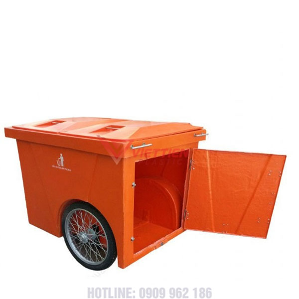 Thùng rác nhựa 1000 lít nắp mở lấy rác Thùng rác nhựa 1000 lít nắp mở lấy rác