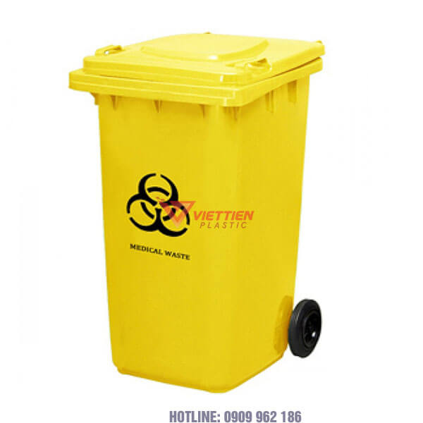 thùng rác y tế 240 lít thùng rác y tế 240 lít