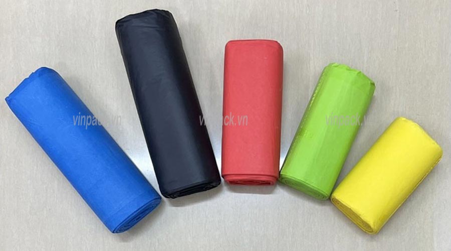 Túi rác cuộn đủ size, đủ màu được sản xuất tại công ty Vinpack Túi đựng rác, túi rác, túi rác cuộn, bịch đựng rác, tui dung rac, tui rac, tui rac cuon, bich dung rac