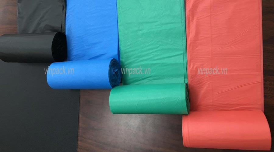 Túi rác cuộn với các màu thông dụng hiện nay Túi đựng rác, túi rác, túi rác cuộn, bịch đựng rác, tui dung rac, tui rac, tui rac cuon, bich dung rac