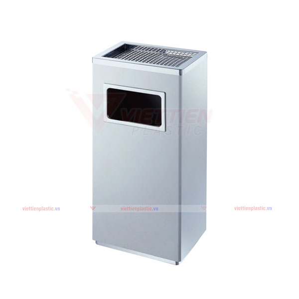 yha Thùng rác inox gạt tàn vuông
